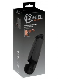 Черный вибромастурбатор с трехточечной стимуляцией Penis Trainer with 3 Point Stimulation - Orion - в Энгельсе купить с доставкой