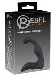 Черный перезаряжаемый стимулятор простаты с вибрацией - 14,6 см. - Orion - в Энгельсе купить с доставкой