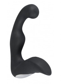 Черный перезаряжаемый стимулятор простаты с вибрацией - 14,6 см. - Orion - в Энгельсе купить с доставкой
