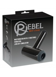 Черный мастурбатор с удобной ручкой Masturbator with 2 Functions - Orion - в Энгельсе купить с доставкой