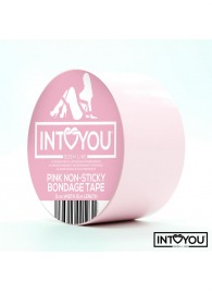 Розовый скотч для фиксации Non-Sticky Bondage Tape - 15 м. - Intoyou - купить с доставкой в Энгельсе