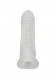 Белый фаллоудлинитель Striker - 13,5 см. - Lola Games - в Энгельсе купить с доставкой