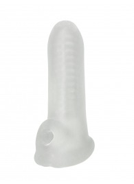 Белый фаллоудлинитель Striker - 13,5 см. - Lola Games - в Энгельсе купить с доставкой