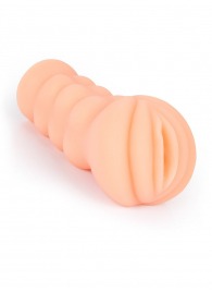 Телесный мастурбатор-вагина с эрекционными кольцами в комплекте - Sexy Girl - в Энгельсе купить с доставкой