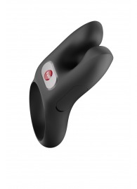 Черное эрекционное виброкольцо Nos - Fun Factory - в Энгельсе купить с доставкой