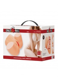 Телесный мастурбатор Liora с 2 любовными тоннелями - Baile - в Энгельсе купить с доставкой