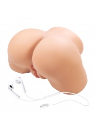 Телесный мастурбатор Olivia с 2 любовными отверстиями - Baile - в Энгельсе купить с доставкой