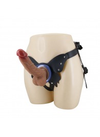 Поясной страпон Wells: трусики в форме бабочки и фаллоимитатор-насадка - Baile - купить с доставкой в Энгельсе