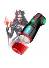 Интерактивный мастурбатор Raven с вакуумом, вибрацией и подсветкой - Shots Media BV - в Энгельсе купить с доставкой