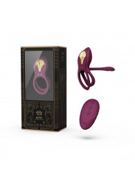 Фиолетовое эрекционное виброкольцо Bayek с пультом ДУ - Zalo - в Энгельсе купить с доставкой