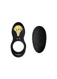 Черное эрекционное виброкольцо Bayek с пультом ДУ - Zalo - в Энгельсе купить с доставкой