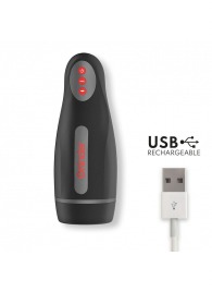 Черный автоматический мастурбатор с управлением через приложение - Oninder - в Энгельсе купить с доставкой