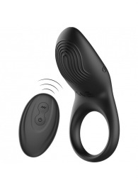 Черное эрекционное виброкольцо с пультом ДУ - Ibiza - в Энгельсе купить с доставкой