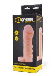 Фаллическая удлиняющая насадка с кольцом для фиксации - 16 см. - ToyFa - в Энгельсе купить с доставкой