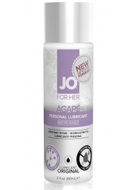 Лубрикант на водной основе для женщин JO AGAPE LUBRICANT ORIGINAL - 60 мл. - System JO - купить с доставкой в Энгельсе