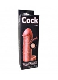 Фаллоудлинитель с кольцом COCK size L - 16,5 см. - LOVETOY (А-Полимер) - в Энгельсе купить с доставкой