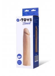 Реалистичная насадка с ярко выраженной головкой - 16,5 см. - A-toys - в Энгельсе купить с доставкой