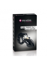 Пояс верности с электростимуляцией Mystim Pubic Enemy No1 Black Edition - MyStim - купить с доставкой в Энгельсе