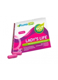 Возбуждающие капсулы Ladys Life - 14 капсул (0,35 гр.) - SuperCaps - купить с доставкой в Энгельсе