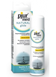 Нейтральный лубрикант на водной основе pjur MED Natural glide - 100 мл. - Pjur - купить с доставкой в Энгельсе