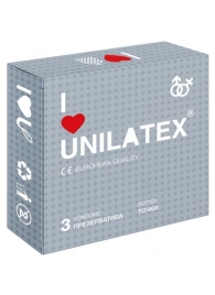 Презервативы с точками Unilatex Dotted - 3 шт. - Unilatex - купить с доставкой в Энгельсе