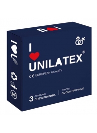 Ультрапрочные презервативы Unilatex Extra Strong - 3 шт. - Unilatex - купить с доставкой в Энгельсе