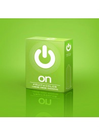 Цветные ароматизированные презервативы ON) Fruit   Color - 3 шт. - ON) - купить с доставкой в Энгельсе