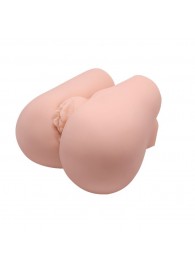 Реалистичный мастурбатор с вибрацией и двумя тоннелями - вагиной и анусом - Baile - в Энгельсе купить с доставкой