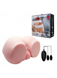 Телесный мастурбатор с двумя любовными тоннелями и вибрацией - Baile - в Энгельсе купить с доставкой