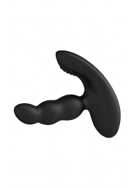 Черный силиконовый стимулятор простаты Levett Nitoc с пультом ДУ - Levett - в Энгельсе купить с доставкой