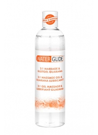 Гель-смазка 2-в-1 MASSAGE   LUBRICANT GUARANA - 300 мл. - Waterglide - купить с доставкой в Энгельсе