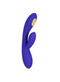 Фиолетовый вибратор с функцией электростимуляции Intimate E-Stimulator Dual Wand - 21,5 см. - California Exotic Novelties - купить с доставкой в Энгельсе