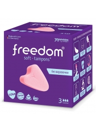 Женские гигиенические тампоны без веревочки FREEDOM normal - 3 шт. - Freedom - купить с доставкой в Энгельсе