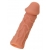 Телесная реалистичная насадка KOKOS Extreme Sleeve 05 с дополнительной стимуляцией - 12,7 см. - KOKOS - в Энгельсе купить с доставкой
