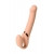 Телесный безремневой вибрострапон Vibrating Bendable Strap-On L - Strap-on-me - купить с доставкой в Энгельсе