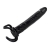 Чёрная насадка-фаллос для двойного проникновения INFLATABLE DILDO SLIM DONG  - 13,5 см. - Toyz4lovers - в Энгельсе купить с доставкой