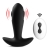 Черный массажер простаты с вибрацией, эффектом маятника и пультом ДУ - Secwell - в Энгельсе купить с доставкой