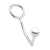 Кольцо на пенис с анальным стимулятором Stainless Steel Anal Hook   Cock Ring - BlueLine - в Энгельсе купить с доставкой