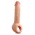 Телесная насадка-удлинитель Thrive 8.75 Inch Realistic Penis Extender Sleeve - 22,2 см. - Blush Novelties - в Энгельсе купить с доставкой