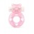 Розовое эрекционное виброкольцо в форме мишки - 1137 - в Энгельсе купить с доставкой