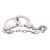 Наручники из металла с длинной цепочкой CHROME HANDCUFFS METAL HANDCUFFS W. KEY - NMC - купить с доставкой в Энгельсе