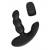 Черный силиконовый стимулятор простаты Levett Nitoc с пультом ДУ - Levett - в Энгельсе купить с доставкой