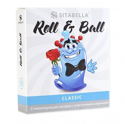 стимулирующий презерватив-насадка Roll   Ball Classic - Sitabella - купить с доставкой в Энгельсе