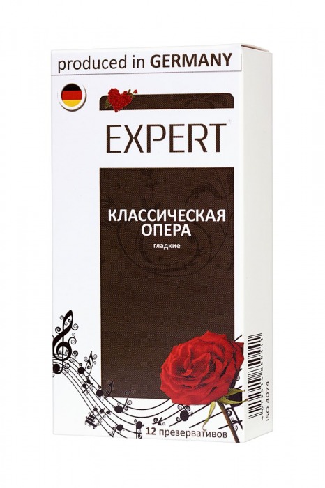 Гладкие презервативы Expert  Классическая опера  - 12 шт. - Expert - купить с доставкой в Энгельсе