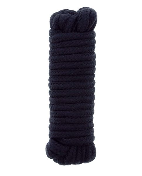 Чёрная веревка для связывания BONDX LOVE ROPE - 5 м. - Dream Toys - купить с доставкой в Энгельсе