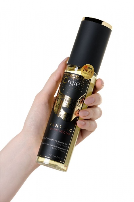 Растительное массажное масло Orgie Tantric Divine Nectar - 200 мл. - ORGIE - купить с доставкой в Энгельсе