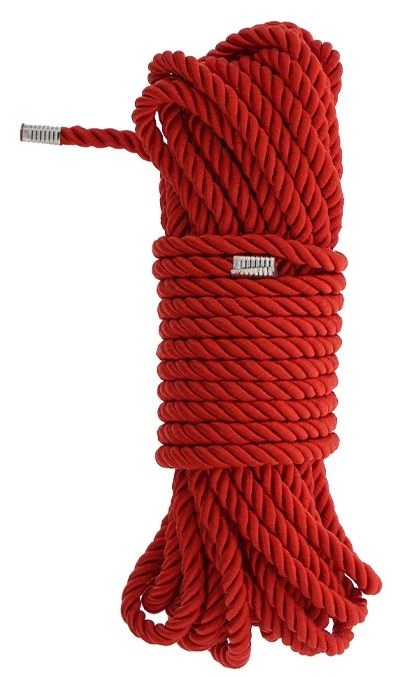 Красная веревка DELUXE BONDAGE ROPE - 10 м. - Dream Toys - купить с доставкой в Энгельсе