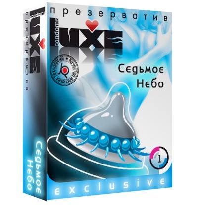 Презерватив LUXE  Exclusive  Седьмое небо  - 1 шт. - Luxe - купить с доставкой в Энгельсе