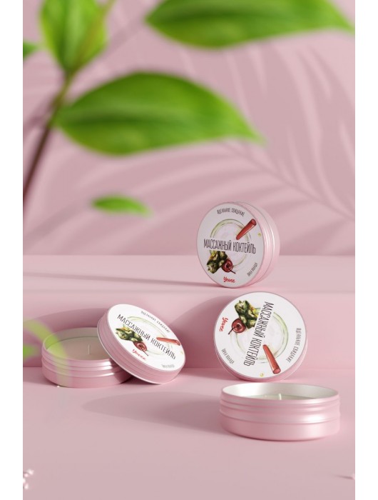 Массажная свеча «Массажный коктейль» с ароматом пина колады - 30 мл. - ToyFa - купить с доставкой в Энгельсе