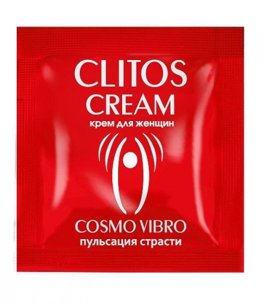 Пробник возбуждающего крема для женщин Clitos Cream - 1,5 гр. - Биоритм - купить с доставкой в Энгельсе